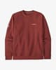 Patagonia Fitz Roy Icon Uprisal Crew sweatshirt red