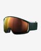 POC Zonula Skibrille dunkelgrün mit Clarity Partly Sunny Orange Glas