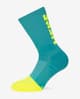 Calcetines Pacific & Co Here Now azul turquesa amarillo