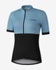 Maillot Shimano Element manga corta azul claro negro mujer