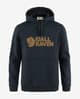 Fjällräven Logo Hoodie Navy Blue