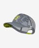Gorra Compressport Trucker gris verde lima