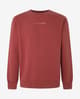 Sudadera Pepe Jeans David Crew rojo blanco
