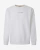 Sudadera Pepe Jeans David Crew blanco negro