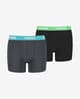 Bóxer Puma Basic negro turquesa infantil (2 unidades)