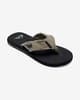 Chanclas Quiksilver Monkey Abyss negro verde oscuro