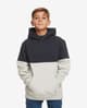 Sudadera con capucha Quiksilver Emboss negro gris niño