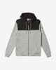 Sudadera con capucha Quiksilver Keller Full Zip gris claro negro