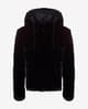 Forro polar con capucha Rehall FLUFFY-R negro mujer 