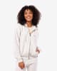 Rip Curl New Soft Rib Full Zip Hoodie for Women White