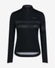 Maillot Rapha Brevet GORE-TEX INFINIUM™ manga larga negro mate mujer