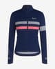 Maillot Rapha Brevet GORE-TEX INFINIUM™ manga larga azul rosa gris mujer