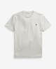 Camiseta Ralph Lauren Custom Slim Fit manga corta gris azul