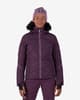 Chaqueta con capucha Rossignol Staci Pearly violeta oscuro mujer