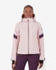 Chaqueta con capucha Rossignol Strawpile rosa claro lila mujer