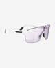 Gafas Rudy Project Spinshield Air blanco mate lente ImpactX Photochromic 2 Laser lila