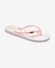 Chanclas Roxy Viva Sparkle blanco naranja mujer