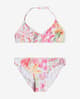 Bikini Roxy Tropical White Pink Green Children