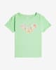 T-Shirt Roxy Day And Night Short Sleeve Light Green Children