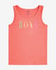 Roxy There Is Life Sleeveless T-Shirt Pink Yellow Kids