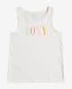 T-Shirt Roxy There Is Life Logo Sleeveless White Children