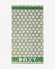 Toalla Roxy Cold Water Printed verde rosa