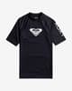 T-shirt Roxy Whole Hearted manica corta nero bianco donna