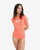 T-shirt Roxy Whole Hearted manica corta arancione salmone donna