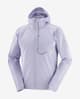 Chaqueta con capucha Salomon Bonatti Trail violeta claro