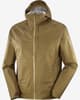 Chaqueta con capucha Salomon Bonatti Waterproof marrón bronce