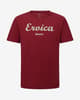Camiseta Santini x Eroica Strada manga corta rojo granate