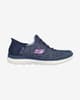 Zapatillas Skechers Summits Slip-Ins azul rosa mujer