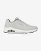 Zapatillas Skechers Uno - Stand On Air gris claro negro blanco
