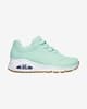 Skechers Uno - Stand On Air mint green women's shoes