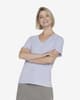 T-shirt Skechers GODRI Serene V-Neck manche courte lilas pastel femme