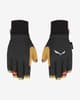Guantes Salewa Ortles Durastretch negro marrón mujer