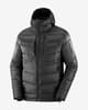 Chaqueta con capucha Salomon Elixir Ultra Down negro