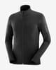 Salomon Essential Lightwarm Full Zip Fleece Black