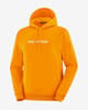 Sudadera con capucha Salomon Logo Performance naranja