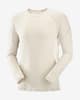 Camisola Salomon Cross Run manga comprida branco creme