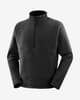 Forro polar Salomon Chroma Fleece Half Zip negro