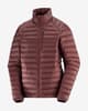 Chaqueta Salomon Elixir Micro Down violeta granate mujer