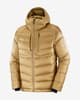 Chaqueta con capucha Salomon Elixir Ultra Down amarillo dorado