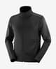 Forro polar Salomon Essential Midfleece Full Zip negro