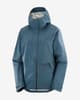 Chaqueta con capucha Salomon Outerpath Waterproof Pro azul pálido mujer