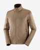 Forro polar Salomon Essential Midfleece Full Zip marrón