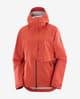 Chaqueta con capucha Salomon Outerpath Waterproof Pro naranja mujer