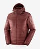 Chaqueta con capucha Salomon Outline violeta granate