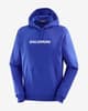 Sudadera con capucha Salomon Logo Performance azul cobalto