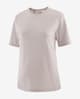Camiseta Salomon SHKout Core manga corta beige mujer